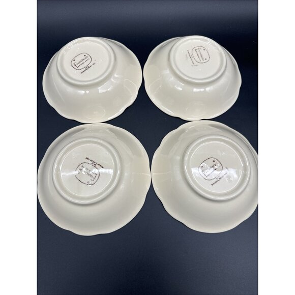 Vintage Franciscan Desert Rose 5.5” Berry Snack Cereal Bowl Set Of 4 EUC - Picture 2 of 4